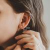 imageFansilver 20G Hypoallergenic Flat Back Earrings for Women Men Silver 14K Gold Stainless Steel Stud Earrings Brithstone Cubic Zirconia Studs Surgical Steel Cartilage Earrings for Sensitive EarsC 6Pairs Tiny Earrings  2mm 3mm