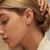 imageFansilver 20G Hypoallergenic Flat Back Earrings for Women Men Silver 14K Gold Stainless Steel Stud Earrings Brithstone Cubic Zirconia Studs Surgical Steel Cartilage Earrings for Sensitive EarsI6Pairs Screw back stud earrings