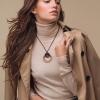 imageFansilver 6Pcs Long Wooden Pendant Necklaces for Women Bohemian Sweater Necklace Set Handmade VintageWooden Bird Leaf Tree Layered Pendant Necklace Brown Y Necklace Fashion Hippie Jewelry