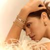 imageFansilver Gold Bracelets for Women 14k Real Gold Bangle Cuff Bracelet Set Gold Plated Beaded Paperclip Cuban Chain Bracelet Cubic Zirconia Tennis Bracelet for Women StackCTwisted Gold Bangle Bracelets