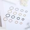 imageFansilver Titanium Nose Rings 20G 18G 16G Nose Ring Hoops ASTM F136 Titanium Septum Rings Helix Cartilage Tragus Lip Rings Piercing Jewelry for Women Men1Pcs Silver Nose Ring