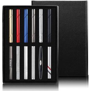 imageFansilver 12pcs Tie Clips for Men Tie Bar Clip Set for Regular Ties Necktie Tie Bar Clips Suitable for Wedding Anniversary Business Fathers Day Gift With Box