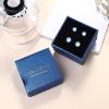 imageFansilver Hypoallergenic Moonstone Earrings Stud for Women Rainbow Moonstone Earrings Sterling Silver Small Round Earrings Stud Pack for Sensitive Ear 2 Pairs Moonstone Earrings