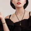 imageFansilver 7 Pieces Feng Shui Bracelet Necklace Ring Set for Women Men Feng Shui Pi Xiu Mantra Ring Good Luck Black Obsidian Bracelet Adjustable Feng Shui wealth Necklaces Jewelry