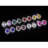 imageFansilver 8 Pairs Rhinestone Earrings for Women Dance Competition Earrings Crystal Stud Earrings Stainless Steel Stud Earrings for Stage Opera Performance Wedding Party