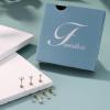 imageFansilver 14K Gold Filled Flat Back Stud Earrings for Women 316L Surgical Steel Internal Thread Nose Rings Studs Hypoallergenic Lip Monroe Labret Medusa Piercing JewelryGold