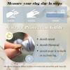 imageFansilver Stackable Chunky Gold Rings for Women Non Tarnish Dainty 14K Gold Plated Stacking Thumb Rings Set Trendy Gold Wedding Band Ring Size 51111